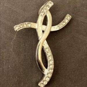 Infinity Cross Crystal Silver 925
